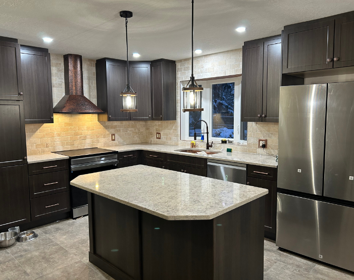 Installation in kitchen